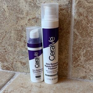 CeraVe Skin Renewing Serum and Exfoliant Set
